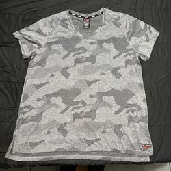 Tapout Shirt Mens Small Gray Camo Camouflage MMA Boxing Pro Wrestling WWE