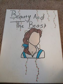 Beauty & the beast “Belle” painting