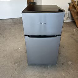 Double Door Mini Fridge Stainless Front Doors