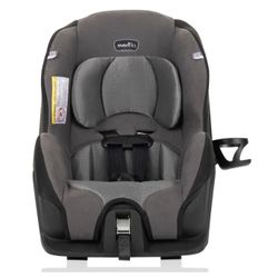 Evenflo Tribute LX Convertible Car Seat – Compact Convenience for On-The-Go Families, Saturn Gray