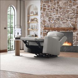 Wren Zero Gravity Power Leather Recliner with Power Headrest - NEW IN BOX-