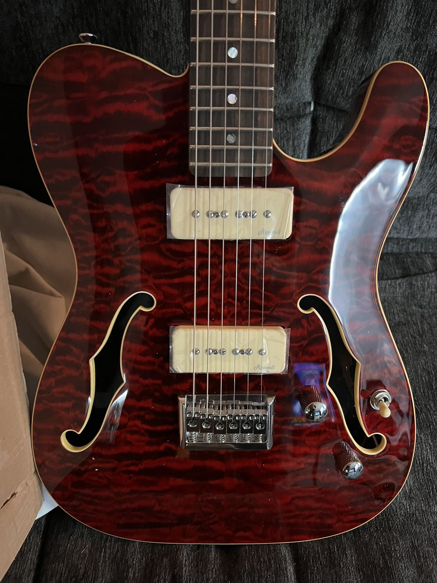 Harley Benton TE 90 QM Guitar