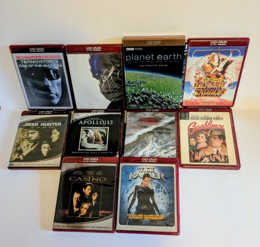 DVD HD 10 Total $2 Each Or Bundle For 15