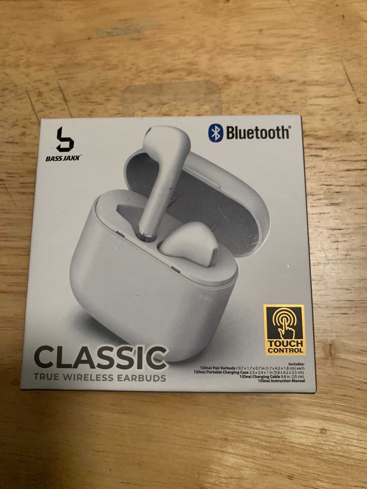 Classic True Wireless Earbuds (bass Jaxx) Brand New Never Open 30$