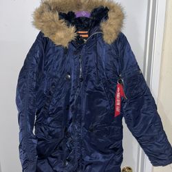 Sz Small Alpha Industry Fur Parka