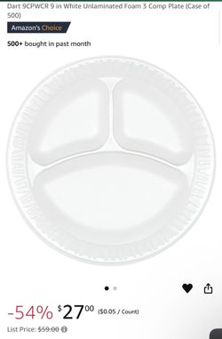 Party Supplies Paper Plates / Case Of 500 For Partys /kitchen