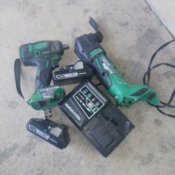 Metabo HPT 18V; MULTI TOOL 18V, IMPACT WRENCH  1/2 18V, CHARGER 36V (2) BATTERY 