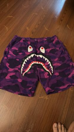 BAPE Camo Shark Shorts Sz M