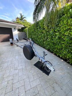 2002 Magic Tilt Trailer CA1928 -18-20ft boat range