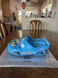 Crocs Crocband Clog Cars Lightning McQueen Dinoco Size 10