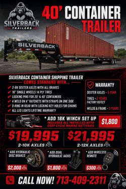 Conex Container hauler