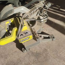 Ryobi chop saw almost new