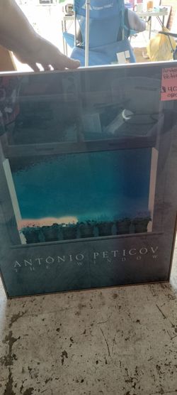 Antonio Peticov 'The Window' Framed Art Poster