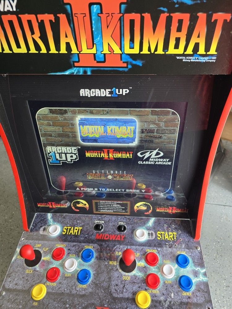 Arcade 1 Up Mortal Kombat 2