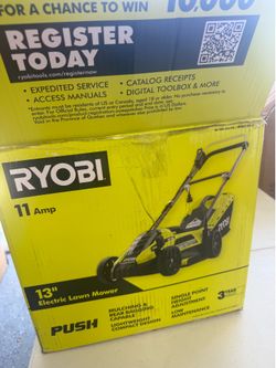 RYOBI 13 in. 11 Amp Corded Electric Walk Behind Push Lawn Mower