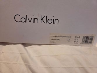 Calvin. Klein suede boots