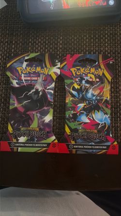 Pokemon trading cards mega evolution pitch black booster pack