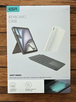 ESR for iPad Pro 11 Inch M4/M5 Case with Keyboard, Multi-Angle Stand