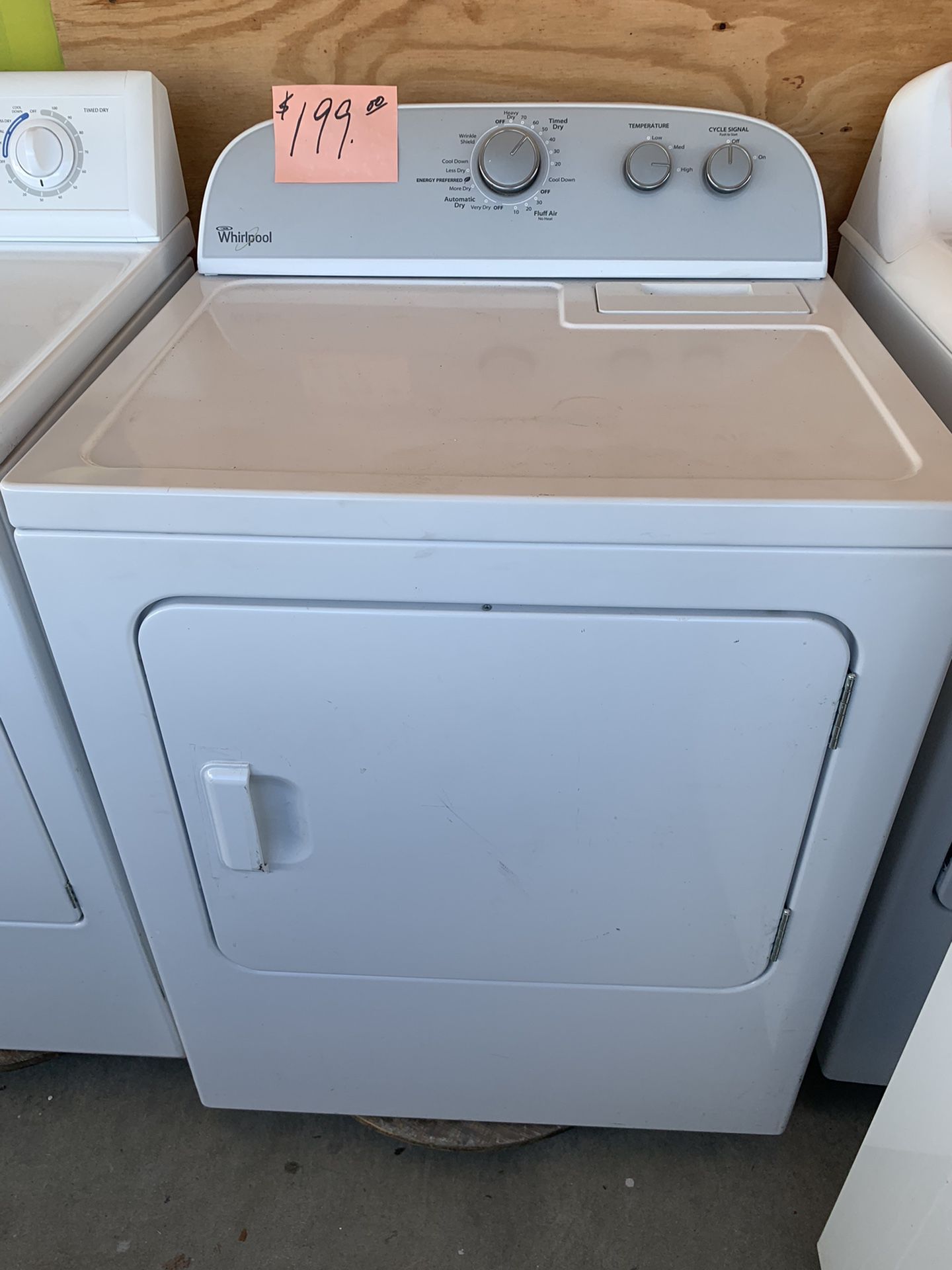 Whirlpool Dryer Super Size White Excellent  .  Warranty  . Delivery Available . 2203 Fowler St. 33901
