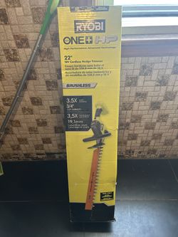 Ryobi P2608BTL One+ HP 18V 22 In. Battery Hedge Trimmer (Tool Only) OB LOT 3907