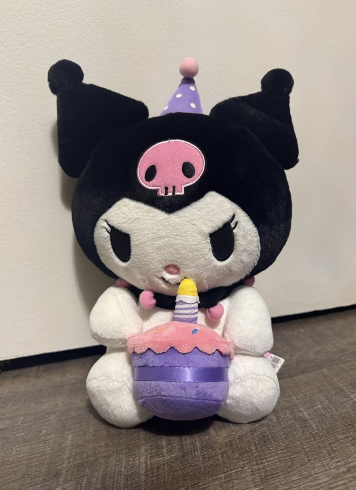 Kuromi Birthday Cake Plush Sanrio