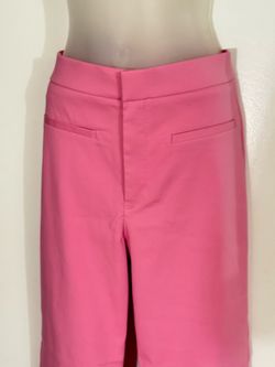 Pink High-Waist Trousers
