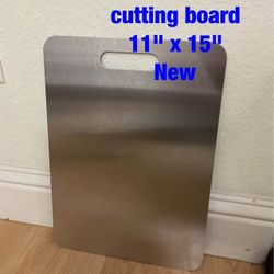 Stainless  steel  cutting  board  -  $25