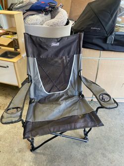 LOW PRICE MOVING- COLEMAN WIDE SEATING CAMPING CHAIR