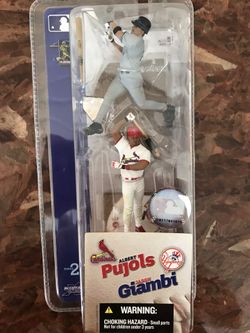 Albert Pujols St Louis Cardinals & Jason Giambi New York Yankees 7.6cm McFarlane MLB Sports Picks Series 2 Mini Figure 2 Pack