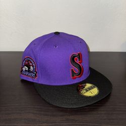 New Era Seattle Mariners Fitted Hat 7 1/2 