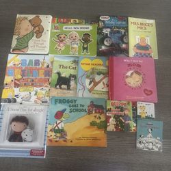 Childrens Kids Books Lot Of 13 Assorted Kindergarten  Early Reading