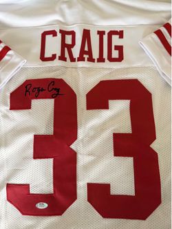 HOF Roger Craig Autographed Custom 49ers Jersey PSA Witnessed