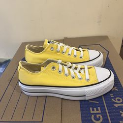 Size 6 Women’s Converse Yellow Shoes