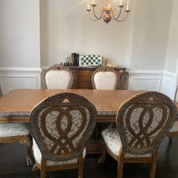 Michael Amini Dining Set And Buffet 