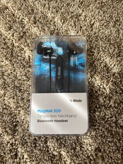 MagNek 520 Tangle-less Neckband Bluetooth Headset
