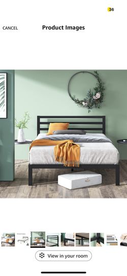 Bed Frame & Mattress - Full Bed Frame & Full Mattress , Memory Foam