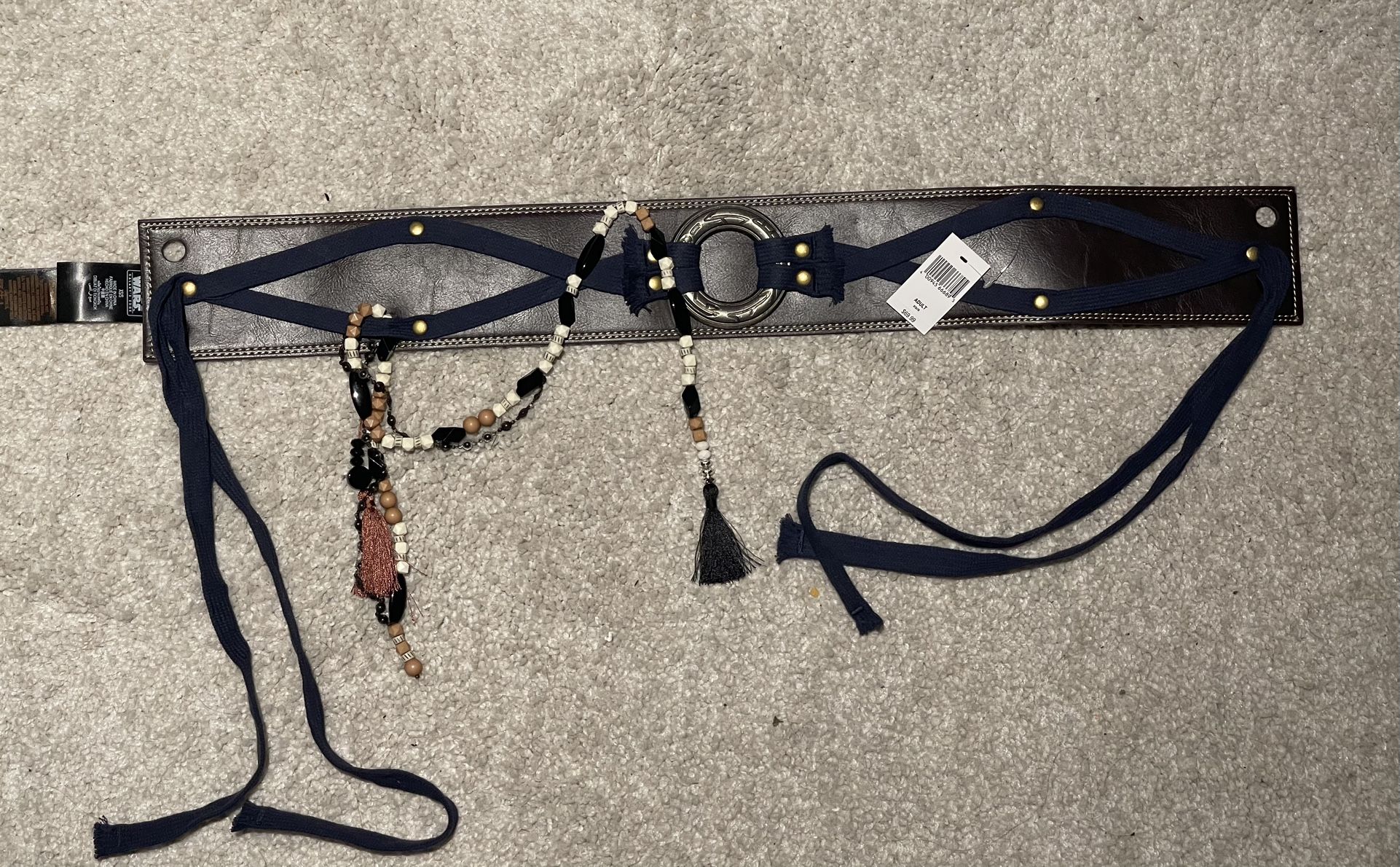 Disney Parks Star Wars Galaxy’s Edge Ahsoka Tano Jedi Belt Adult Small S XS NEW