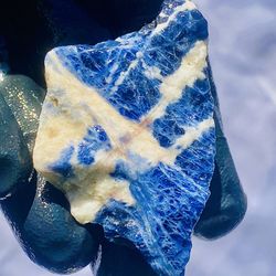 Royal Blue Sodalite India Raw Natural Rough Mineral Rock Stone Crystal Gem