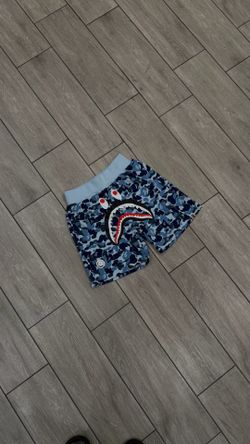 Bape blue camo short