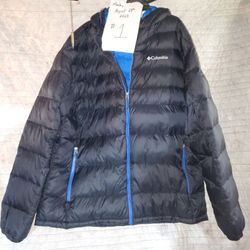 MENS XXL NEW COLUMBIA BUCK BUTTE INSULATED HOODED JACKET SMOKE FREE HOME