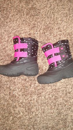 Size 8 girl rain boots