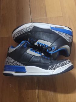 Jordan 3 sport blue size 11 no box