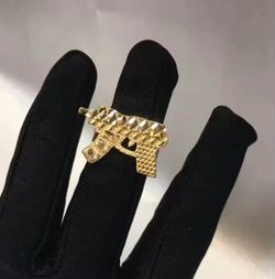 GOLD PLATED RING