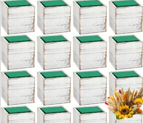 12 Set Wood Cube Centerpieces