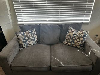 Fulton Loveseat and Chaise Lounge Sofa with Extra Chaise Cushion