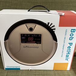 Bob Pethair Robotic Vacuum Cleaner and Mop in Champagne  Model Number: WP460012