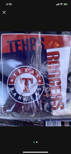 Texas Rangers Queen Size Blanket Official NFL
