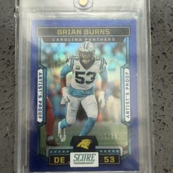 Brian Burns Football Card /35 