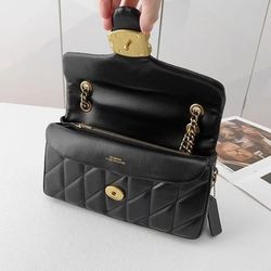 [Fast Ship!] COACH Tabby Shoulder Bag 26 Leather Black CP150 Outlet New
