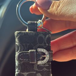 Coach Signature Keychain 